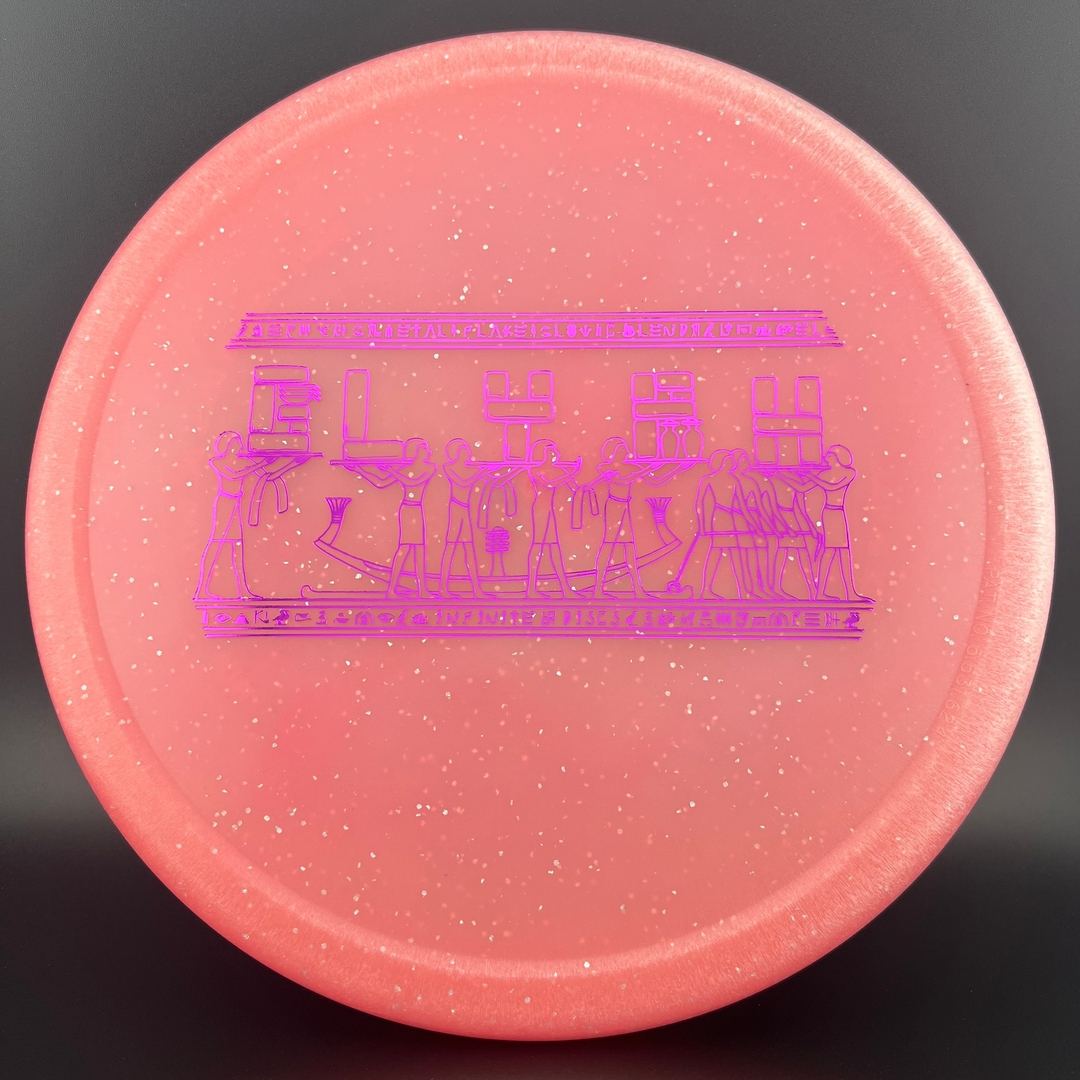 Metal Flake Glow C-Blend Glyph Disc Golf Putter