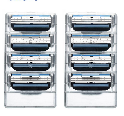 Gillette Mach 3 Men's Face Shaving Razor Blades Brand Mach3 Beard Shave Blade For Men 8Pcs/Pack - Korvel