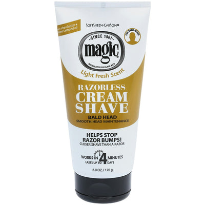 Magic Razorless Cream Shave for Men – 6 oz