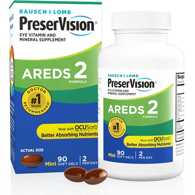 PreserVision AREDS 2 Formula Eye Health Supplement – 90 Softgels