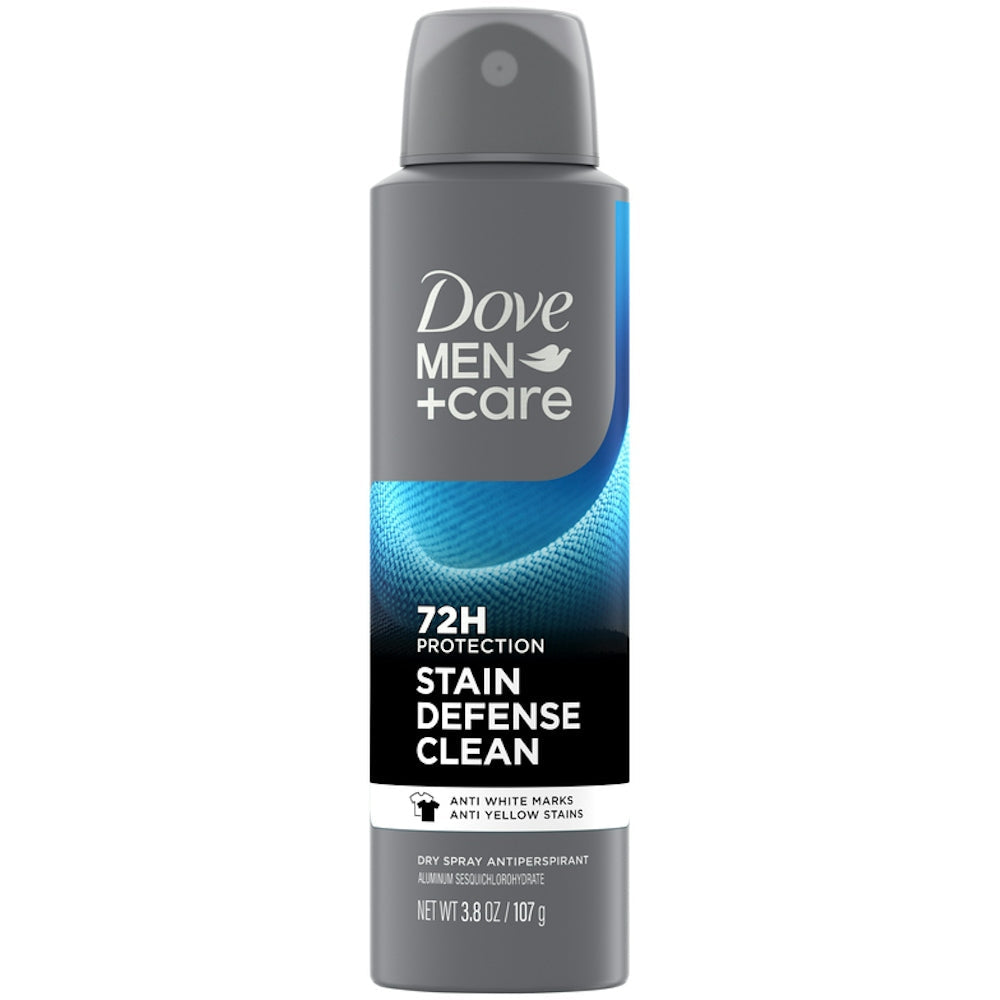 Dove Men Care Stain Defense Clean 72H Dry Spray Antiperspirant