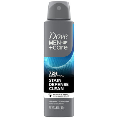 Dove Men Care Stain Defense Clean 72H Dry Spray Antiperspirant