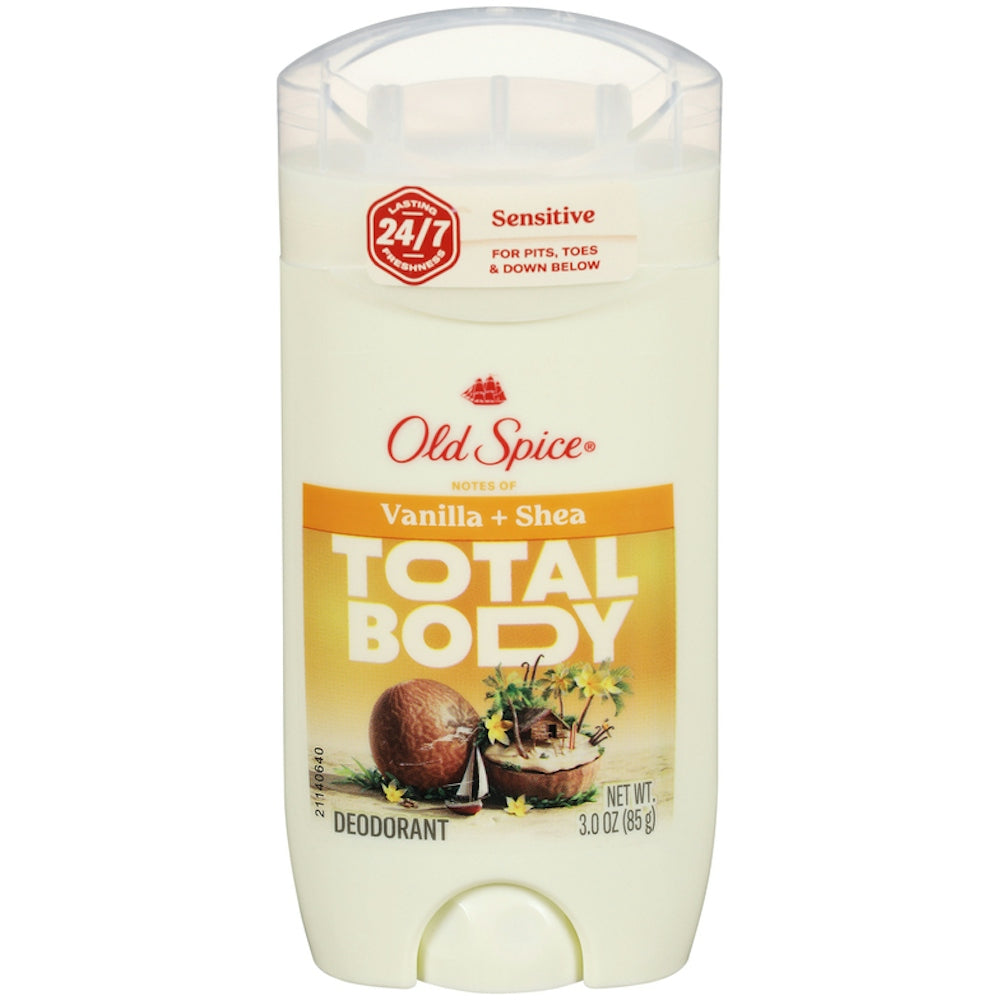 Desodorante Corporal Old Spice Sin Aluminio - Manteca de Vainilla 3 oz
