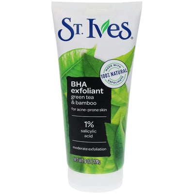 St. Ives Blackhead Clearing Face Scrub - Green Tea & Bamboo - 6oz