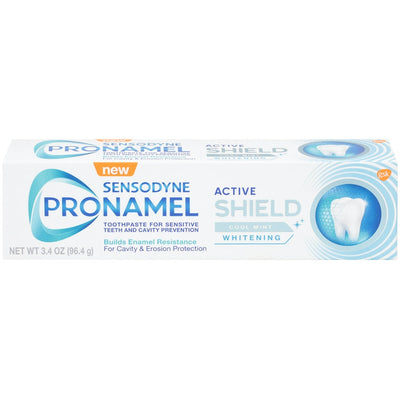 Pasta de dientes blanqueadora Sensodyne Pronamel Active Shield - Menta Fresca - 3.4oz