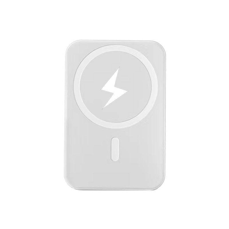 Magnetic wireless power bank suitable for Apple 8-15 Pro Max wireless back clip battery, compact, portable and universal - Korvel