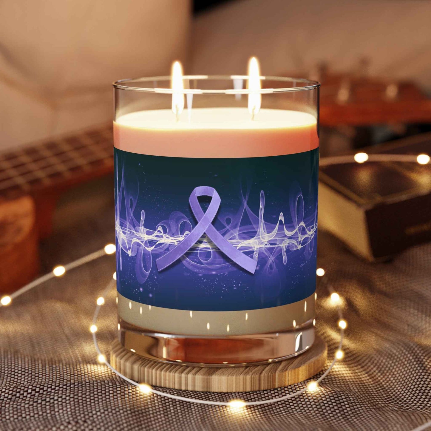 Brain Waves of Strength Candle - Epilepsy Awareness