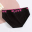 Vibrant 6-Pack Women's Seamless Bikini Briefs – Soft Cotton Underwear with Fun Alphabet Prints - Korvel