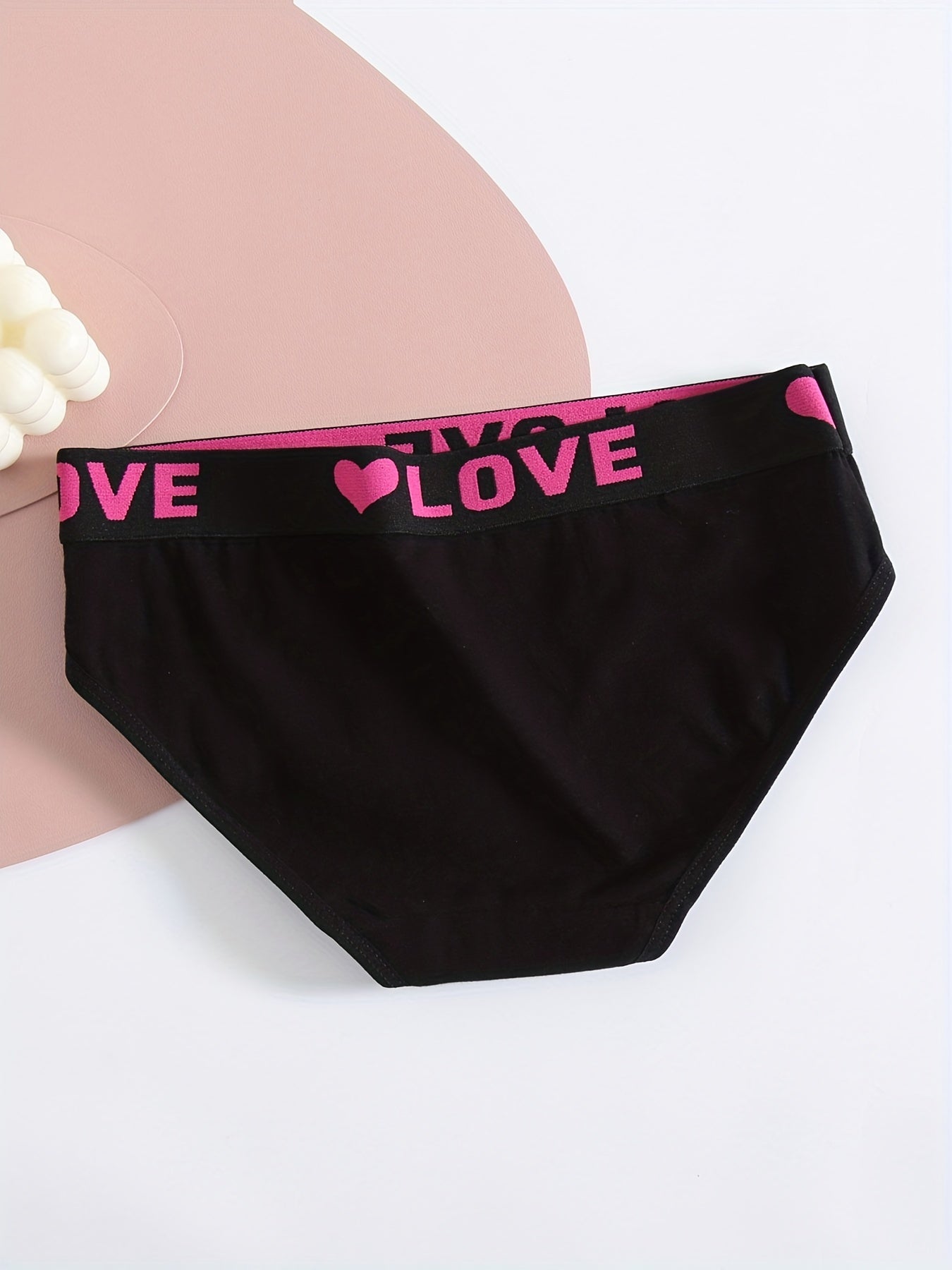 Vibrant 6-Pack Women's Seamless Bikini Briefs – Soft Cotton Underwear with Fun Alphabet Prints - Korvel
