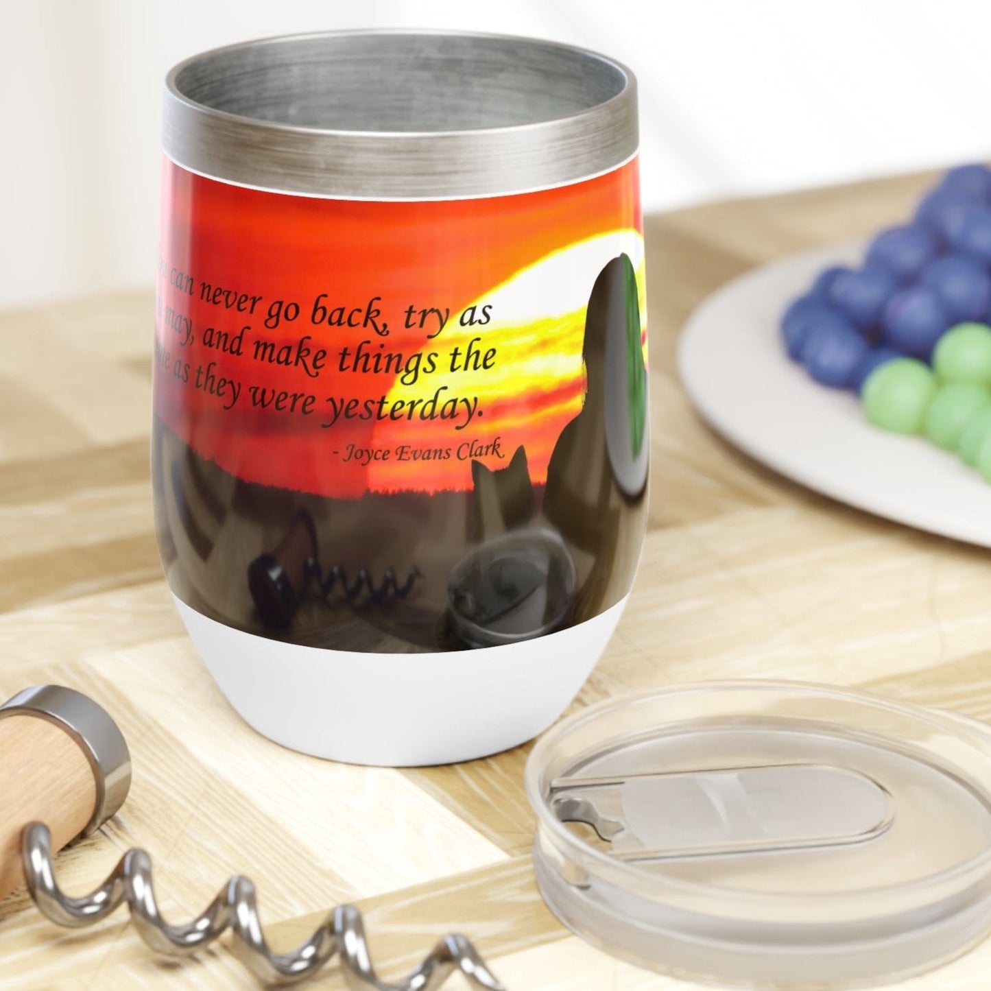 Vaso de Vino Chill - Diseño Premium de Doble Pared Aislado