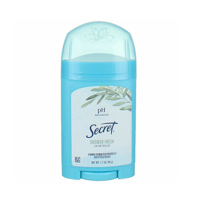 Secret Wide Solid Antiperspirant & Deodorant, Shower Fresh, 1.7 Oz