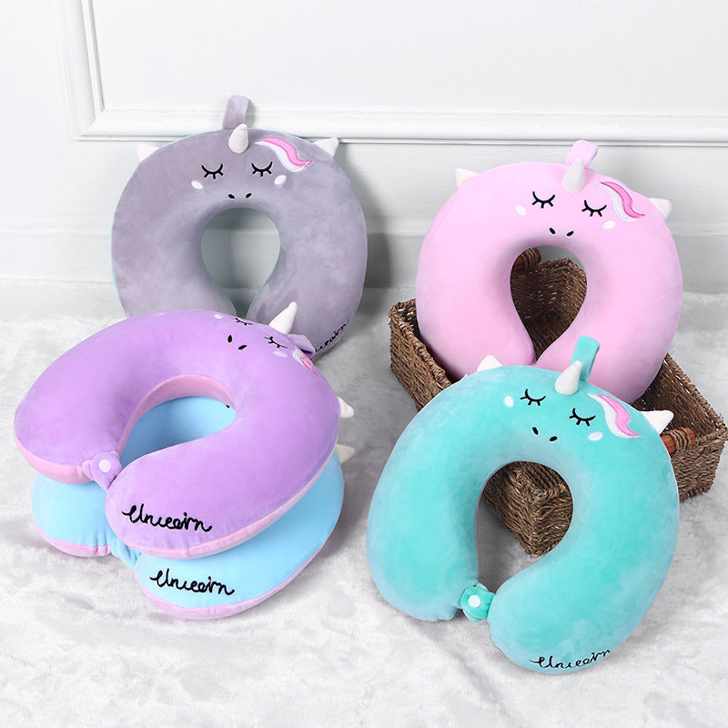 Coussin de voyage en mousse à mémoire de forme en forme de U