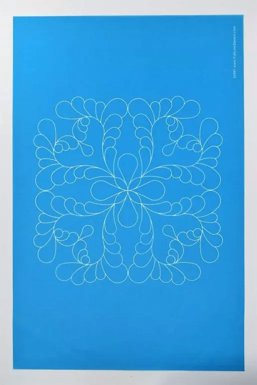 Plantilla de pluma Beau 9" x 9" - Herramienta de manualidades premium