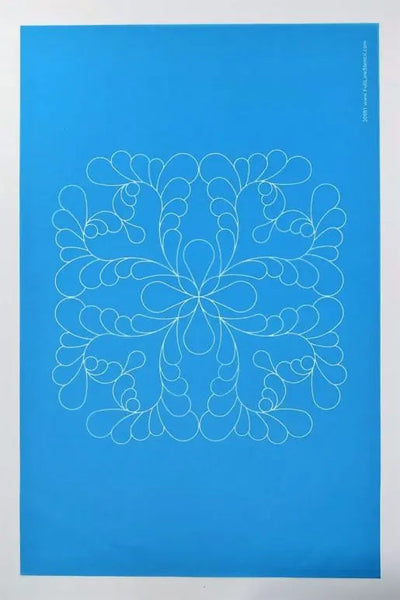 Plantilla de pluma Beau 9" x 9" - Herramienta de manualidades premium