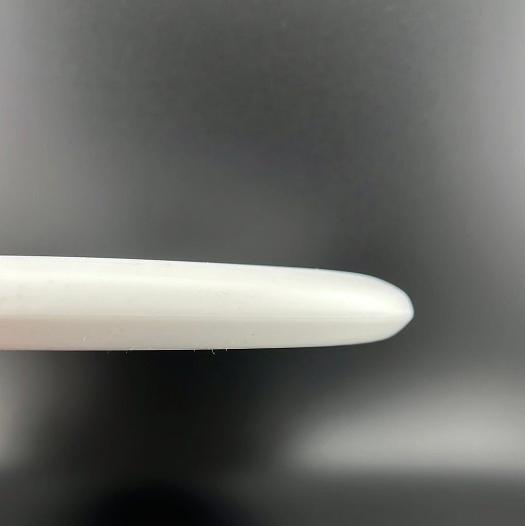Nerve Muse - UV Reactive Disc Golf Putter - White with Mini TSA Stamp