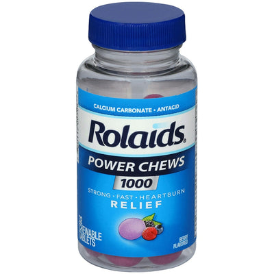 Rolaids Power Digestive Chews - Berry Flavor - 32 Count
