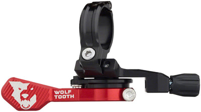 Levier de poste de selle Wolf Tooth ReMote Pro - Collier de 22,2 mm Rouge