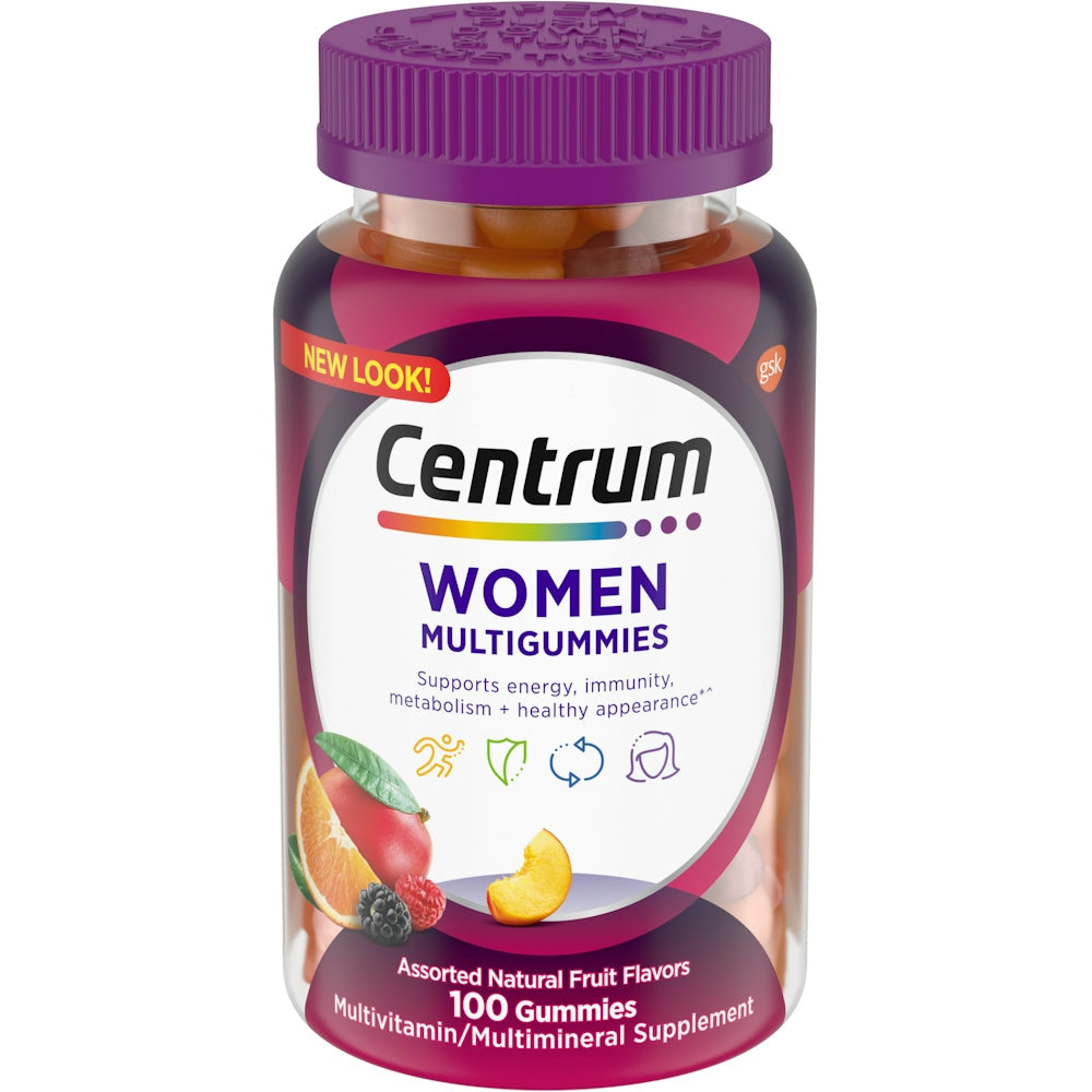 Centrum MultiGummies for Women – Assorted Fruit Flavors