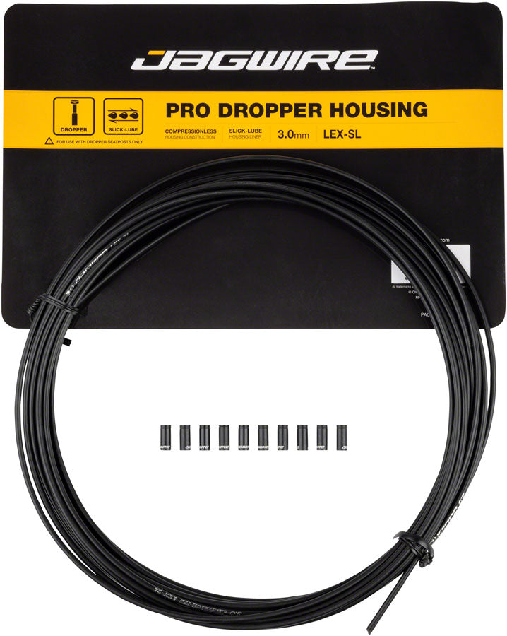 Jagwire 3mm Pro Dropper Housing - Slick-Lube Liner 10M Roll