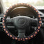 Floral Cat Steering Wheel Cover — Bloom With Attitude Edition