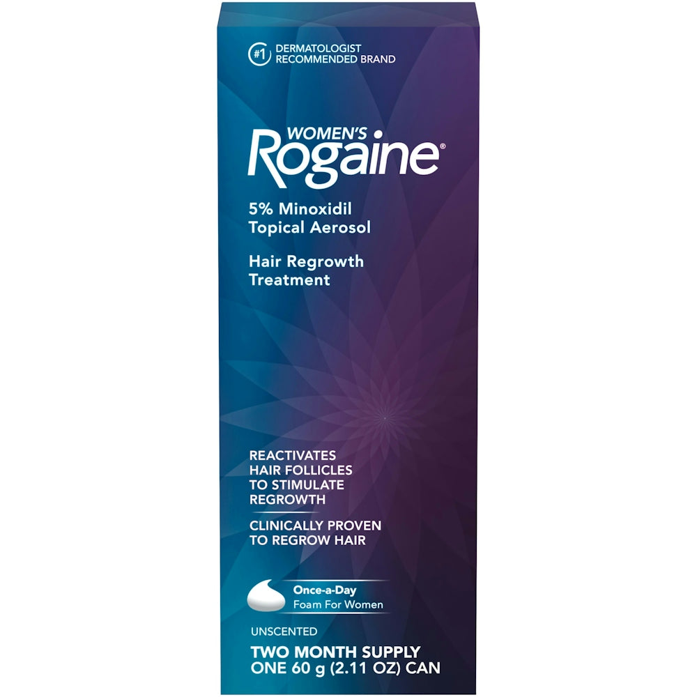 Rogaine Women’s Hair Regrowth Treatment Foam - 2 Month Supply