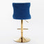 Modern Adjustable Bar Stools with Backs - Set of 2