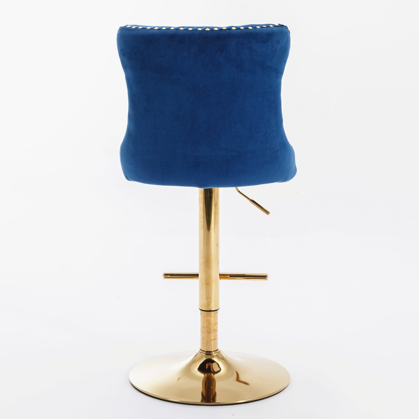 Modern Adjustable Bar Stools with Backs - Set of 2