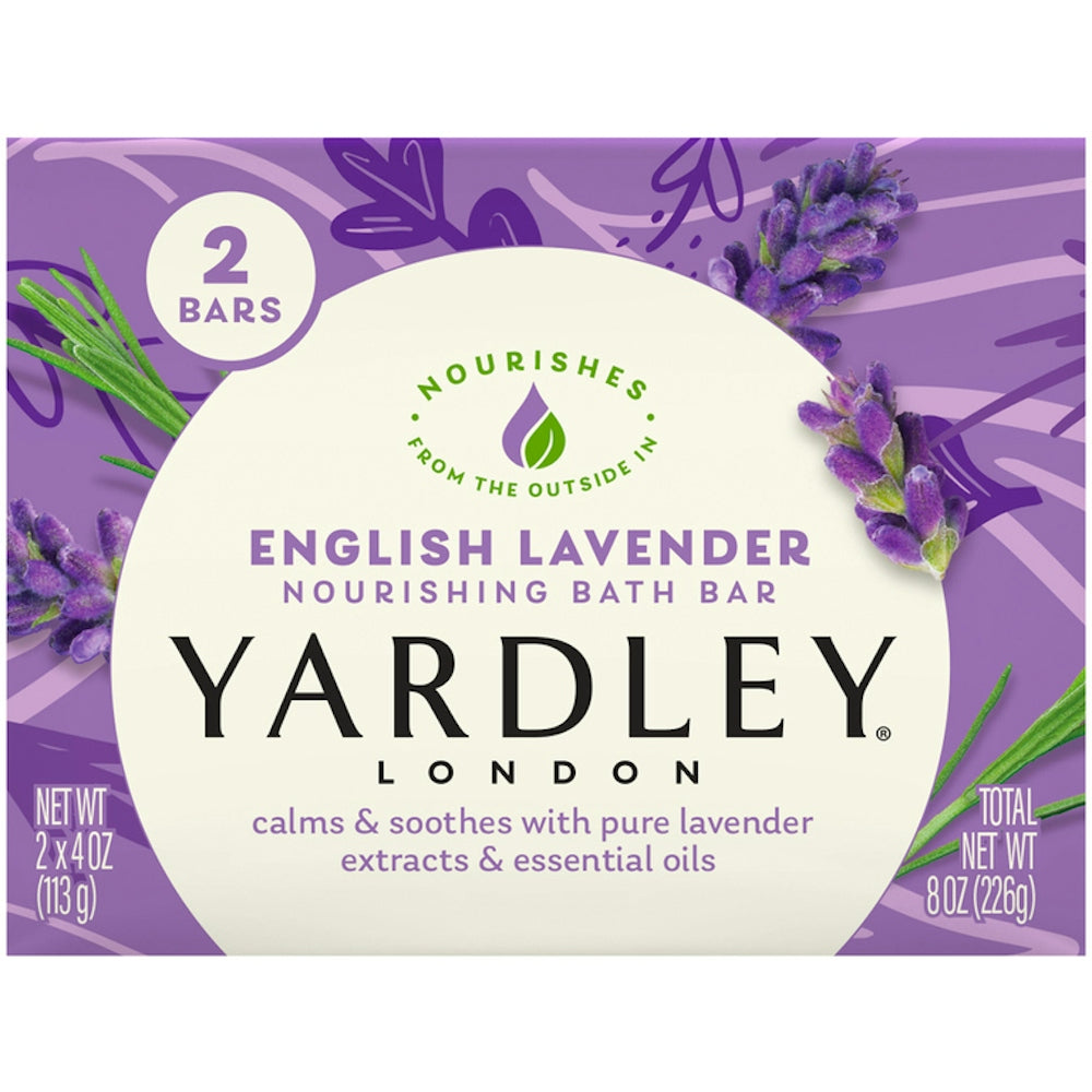 Jabón en Barra de Lavanda Inglesa Yardley London - Paquete Doble