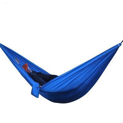 Portable Double Hammock - Durable Nylon for Outdoor Relaxation