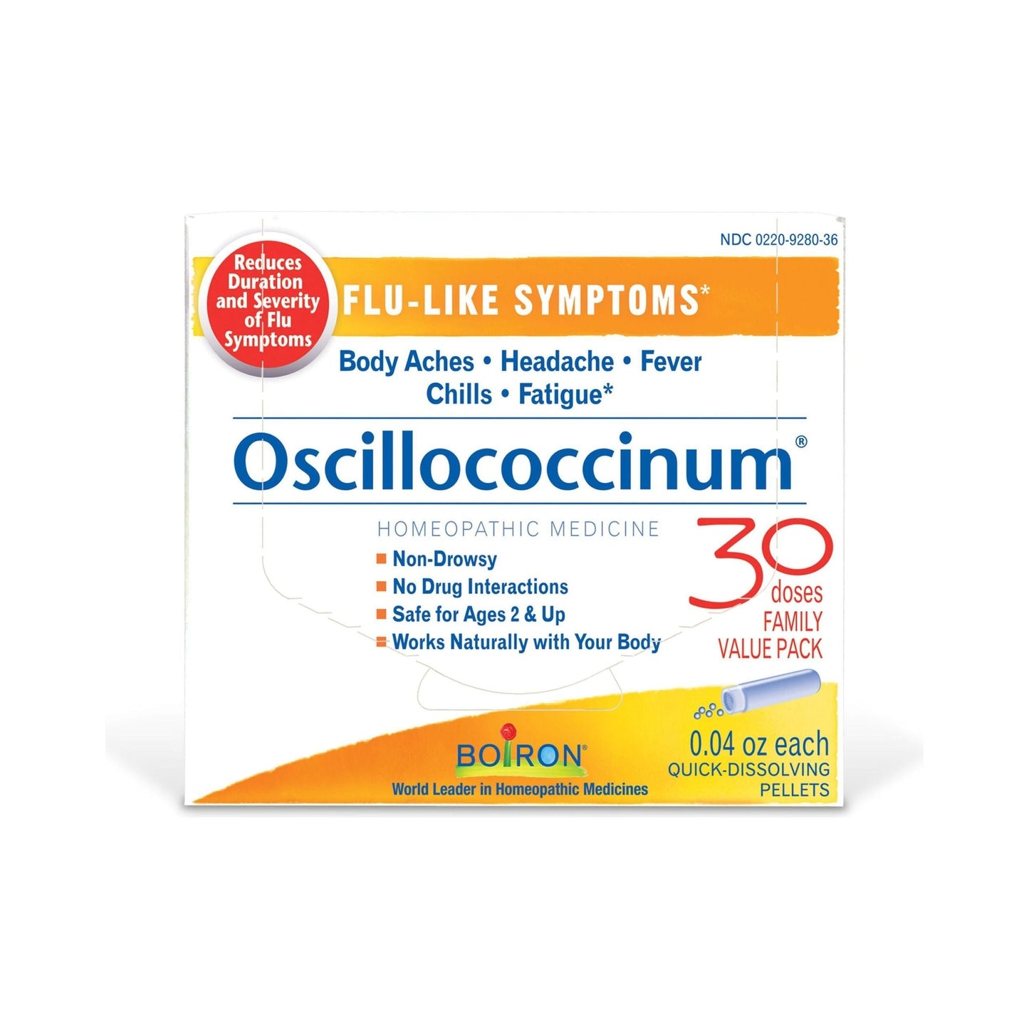 Boiron Oscillococcinum Alivio de Síntomas Gripales - 30 Pellets