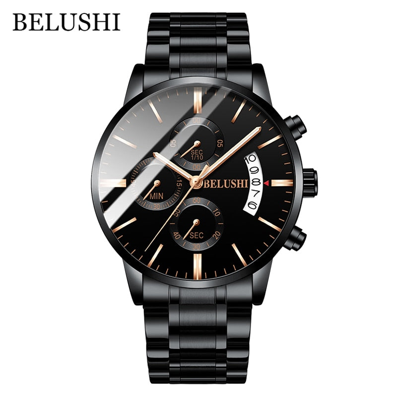 BELUSHI Men's Luxury Business Casual Watch