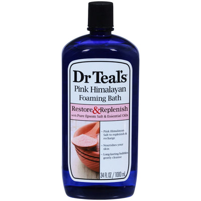 Dr Teal's Pink Himalayan Foaming Bath - 34 Fl Oz