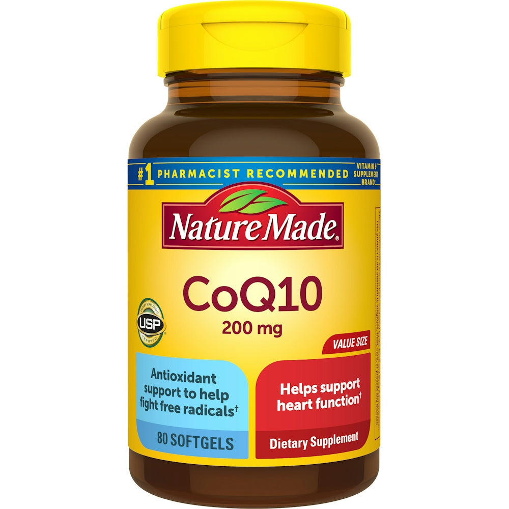 Nature Made CoQ10 200 Mg Softgels - Premium Quality