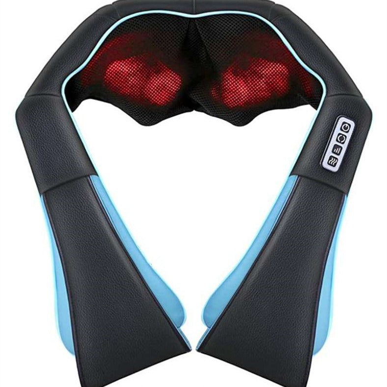 3D Kneading Massage Shawl Hot Compression Electric Neck Waist Shawl Neck Shoulder Cervical Massage Shawl - Korvel