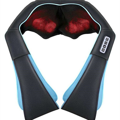3D Kneading Massage Shawl Hot Compression Electric Neck Waist Shawl Neck Shoulder Cervical Massage Shawl - Korvel