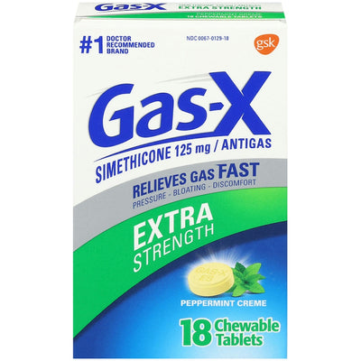 Tablettes à mâcher Gas-X Extra Fort, Crème de menthe