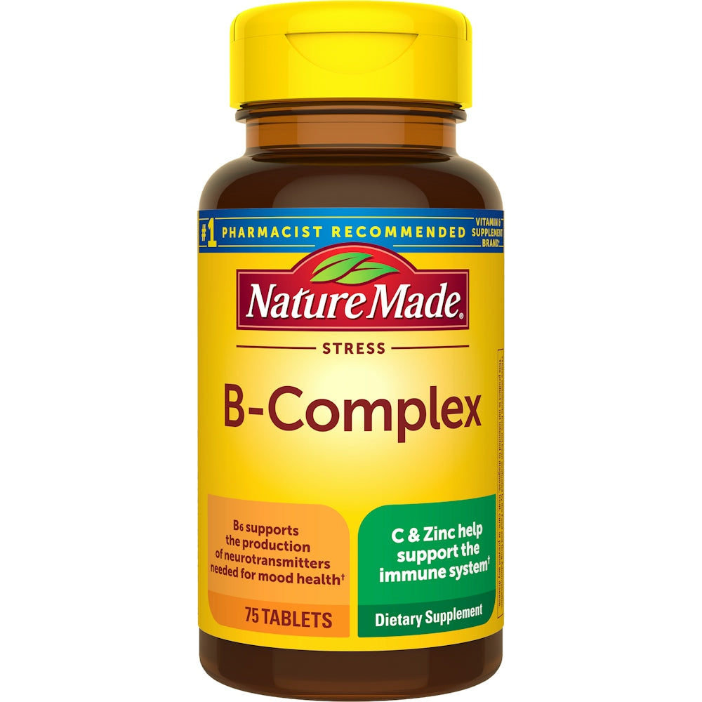 Nature Made Stress B Complex with Vitamin C and Zinc Tablets