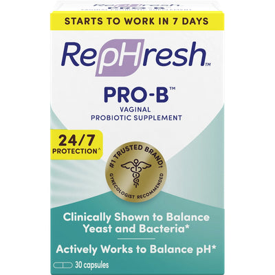 RepHresh Feminine Probiotic Supplement Capsules