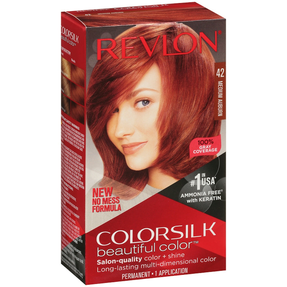 Revlon Colorsilk Beautiful Color Castaño Medio 42 Coloración Permanente para el Cabello