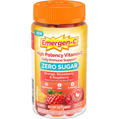 Emergen-C Zero Sugar Immune Support Gummies