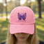 Epilepsy Butterfly Unisex Distressed Cap