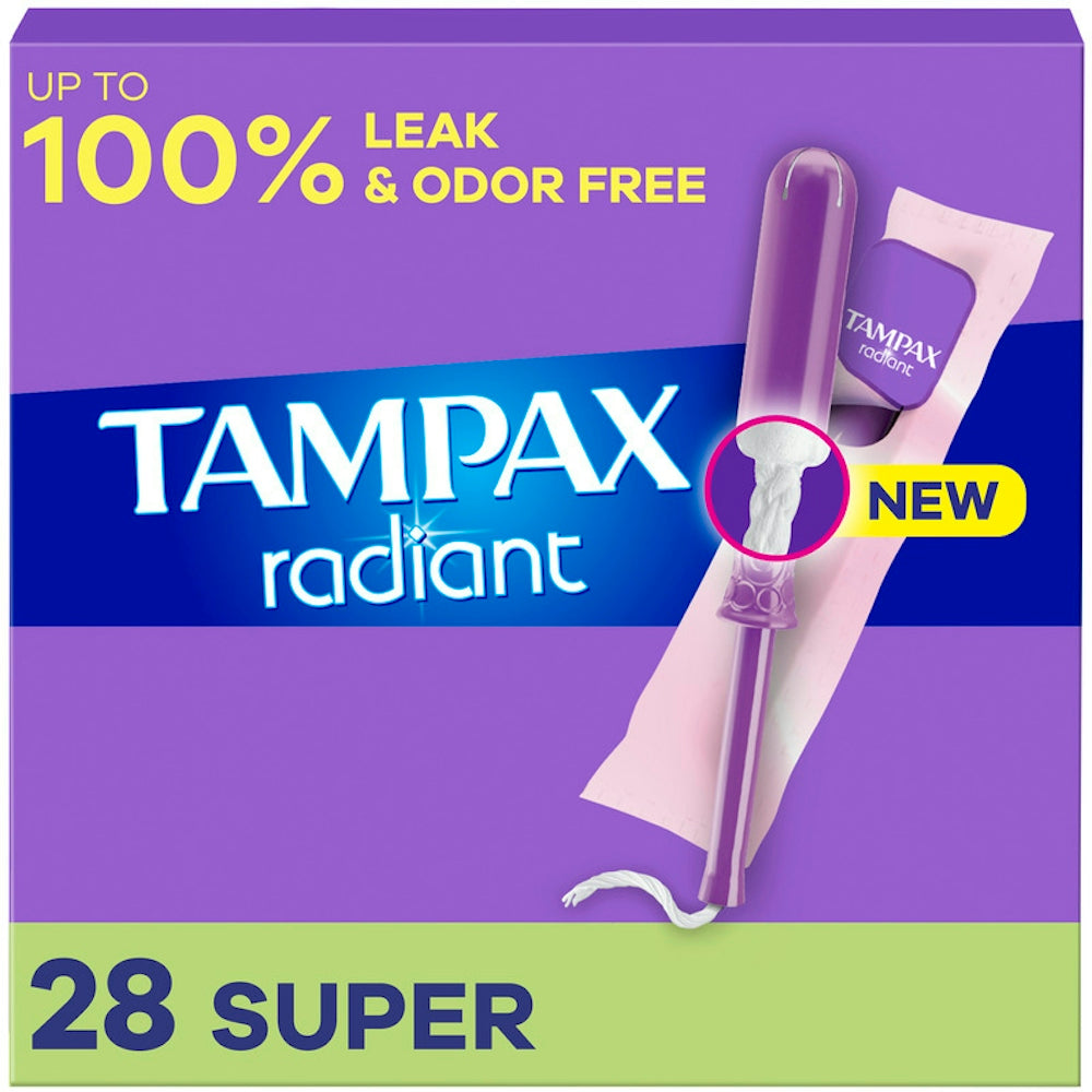 Tampons Tampax Radiant Super Absorbance - Non parfumés