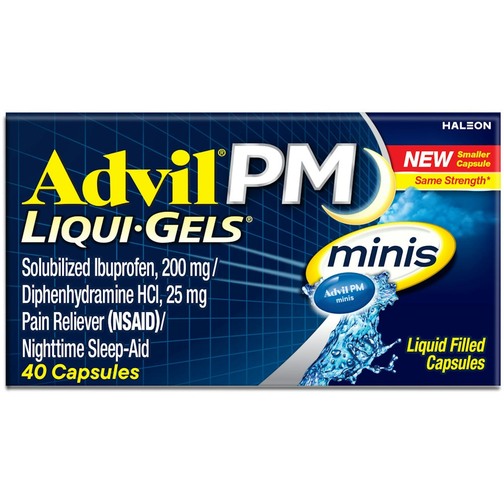 Advil PM Liqui-Gels Minis - 40 Liquid Capsules