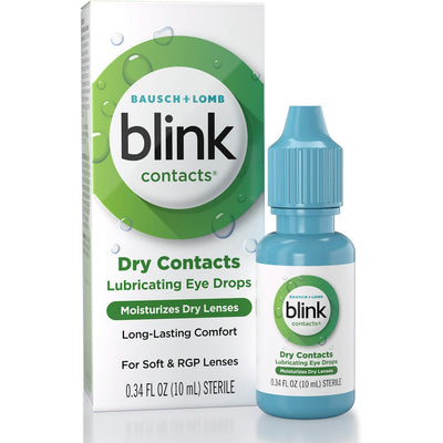 Blink Contacts Lubricating Eye Drops for Soft & RGP Lenses