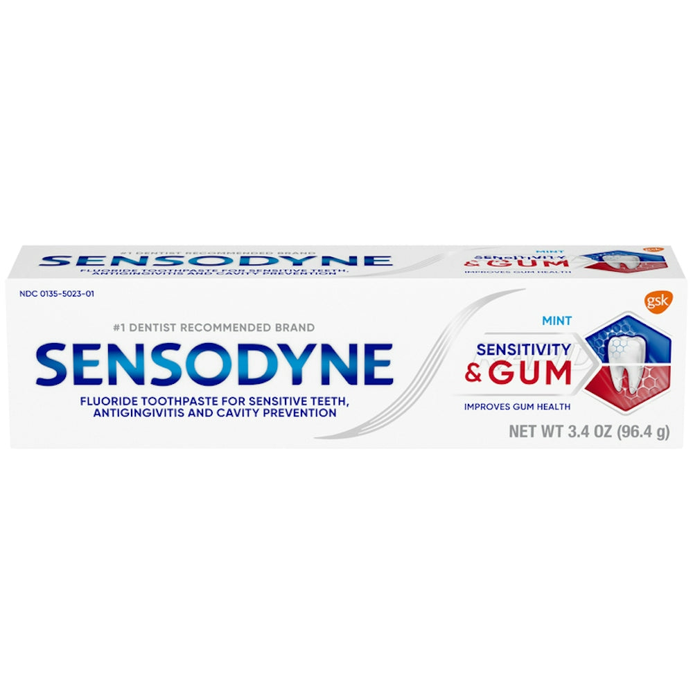 Sensodyne Sensitivity & Gum Mint Toothpaste - 3.4 Oz