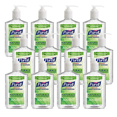 Purell Naturals Advanced Hand Sanitizer Gel - 12 Fl Oz Pump Bottle
