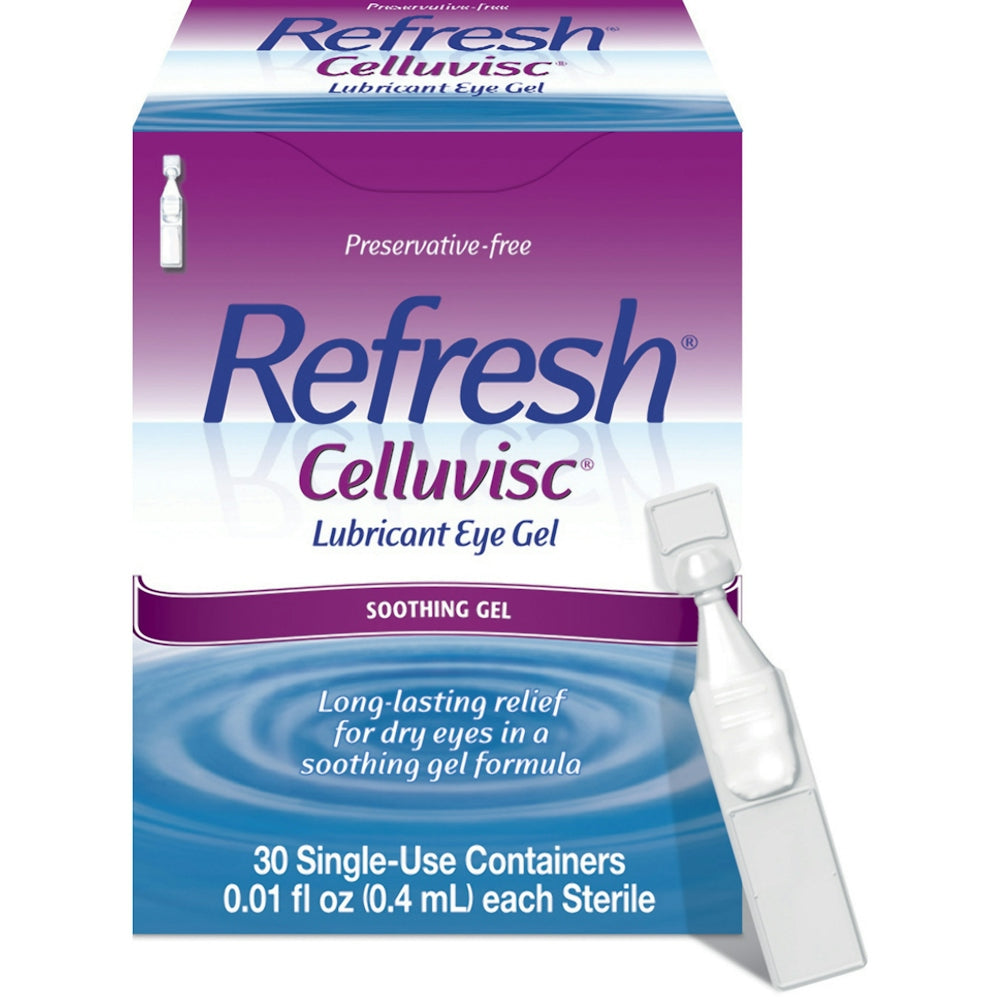 Refresh Celluvisc Lubricant Soothing Eye Gel - 30 Single-Use Containers