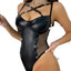 Sexy lingerie, sexy camisole, patent leather fishing net, hollowed out see through lingerie - Korvel