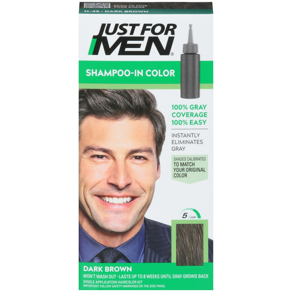 Just For Men Original Formula Hair Color, Dark Brown #45