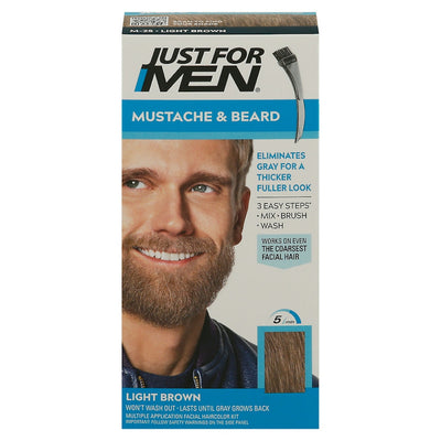 Just For Men Gel de Color para Bigote y Barba - Marrón Claro M-25